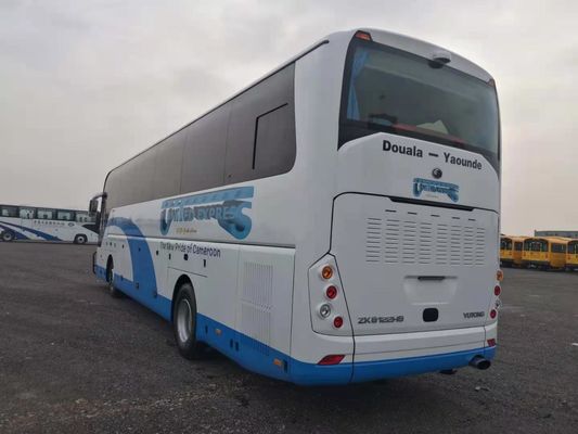 バス55座席Yutong新しいZK6112H9新しいバスLHDのディーゼル機関の後部エンジンを操縦する新しいコーチ バス